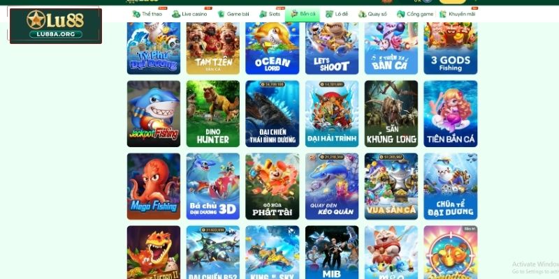 3 nhà phát hành uy tín hợp tác cùng bắn cá Lu88
