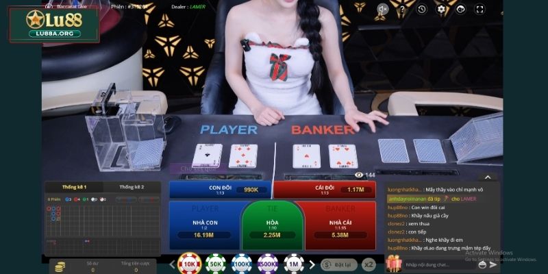 Hướng dẫn lính mới tham gia chơi Live Casino tại Lu88