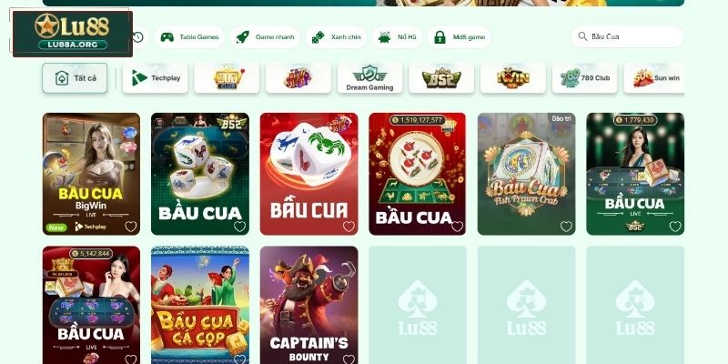 Kinh nghiệm tham gia Bầu Cua tại Lu88