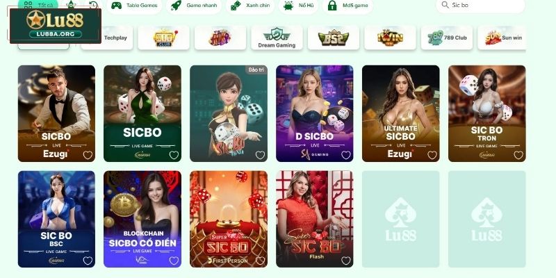 Lý do bạn nên chơi tham gia Sicbo Lu88