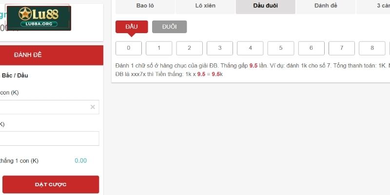 Nguyên tắc chơi lô đề chi tiết tại Lu88